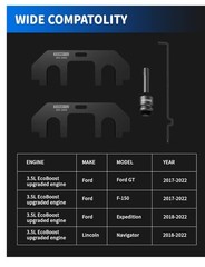 Camshaft Holding Tool Kit Timing Alignment Holder for Ford 3.5L Ecoboost V6