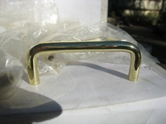 10 yes 10 Amerock BP865-3 Polished Brass 3″cc Cabinet Wire Pull Handles