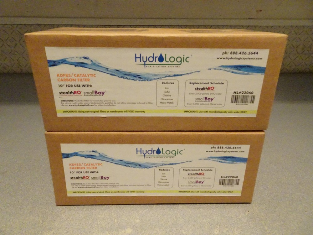 10″ Hydro-logic KDF/Catalytic Carbon Filter HydroLogic Stealth/Small Boy – 22060