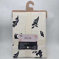 Peri Home Shower Curtain Whispering Cats Halloween Black & White 72 x 72 Anytime