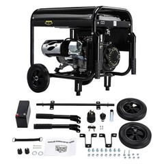 6250W Gas Powered Portable Inverter Generator 110V + 220V with Electric Start
