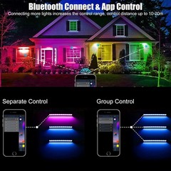 2-piece set of 50W RGB wall-washing lights, stage wall-washing light strips