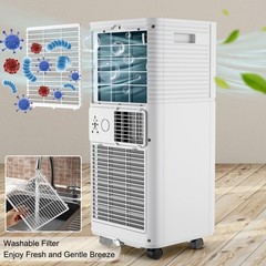 10000 BTU Portable Air Conditioner 3-in-1 Air Cooler w/Dehumidifier & Fan Mode