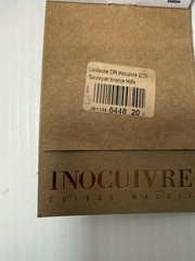 De Buyer Inocuivre Service 8 In Copper Sauté Pan W Brass Handle New 2.5 In H