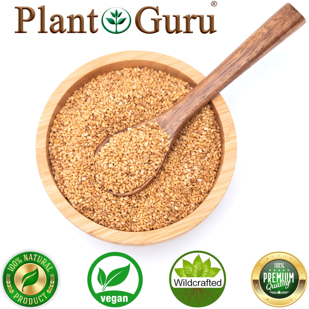 Toasted Sesame Seeds Whole Raw 100% Pure Natural Non-GMO, Kosher, Vegan Bulk