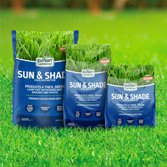 Expert Gardener Sun & Shade Southern Grass Seed Mix 20 lb Sun to Partial Shade