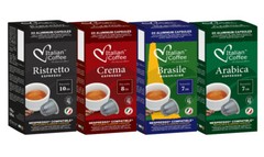 100 ITALIAN COFFEE Aluminum pods compatible w/ Nespresso Original FREE SHIPPING