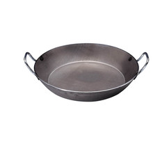 De Buyer, Carbone Plus – Heavy Quality Steel, 36 Cm Round Frypan 2 handles New