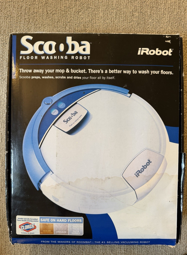 iRobot Scooba 5900 Robotic Hard Floor Cleaner Washer New Parts ONLY NO BATTERY