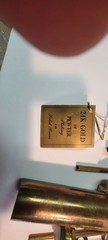 Vintage 24 K Plated Swan Faucet Fixtures New Unused 6 X 6″ Elegant Made InSpain