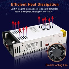 AC 110V To DC 12V 25A-50A 300A-600W Industrial Transformer Switch Power Supply