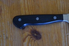 Wusthof Classic 7″ Santoku Knife 4183/17cm Stainless Hollow Edge- Excellent Cond