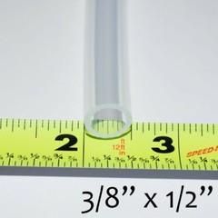 ULTRA CLEAR PURE SILICONE TUBING BY THE FOOT – ALL SIZES