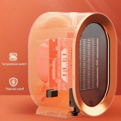 Space Heater for Room Indoor Use 1200W Fast PTC Ceramic Instant Heating Fan