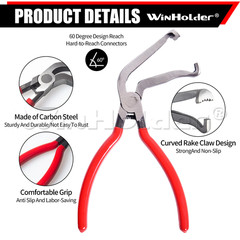 Electrical Disconnect Pliers 60° Automotive Electrical Connector Separator US