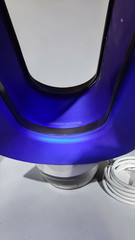 Dyson AM09 Hot+Cool Jet Focus Fan Heater – Iron/Blue Pre-owned No Remote No Base