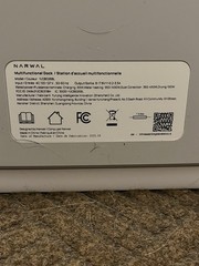 Narwal Flow Robotic Vacuum & Mop, Multifunction Dock, Bagless, White, YJCB026BL