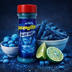 1x BLUE HEAT SEASONING POWDER 100 GMS for Snacks & Fruit