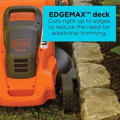 BLACK+DECKER Electric Lawn Mower, Corded, 13-Amp, 20-Inch – MM2000