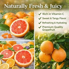 Fresh Red Grapefruit, 5 lb Bag – Sweet & Juicy Citrus Fruit