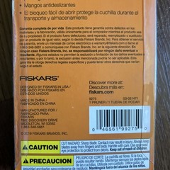 PRUNER Shears FISKARS Forged for Strength Standard Pruning 3/4” Cut Capacity NEW