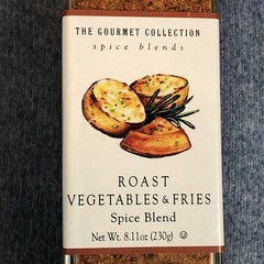 2 PACK The Gourmet Collection Spice Blends ROAST VEGETABLES & FRIES 8.11oz Each