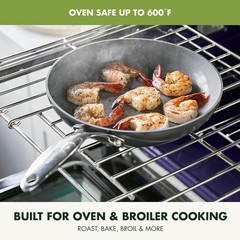 GreenPan Valencia Pro Hard Anodized Fry Pan Skillet Set 3 Piece Ceramic Nonstic
