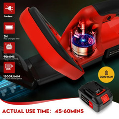 Hedge Trimmer for Milwaukee 21V Battery Cordless Electric Hedge Bush Trimmer US