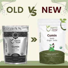 Organic Way Cumin / Jeera Seeds Whole – Organic, Kosher & USDA Certified