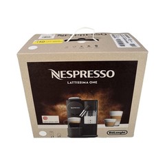 Nespresso Lattissima One Espresso Machine with Milk Frother, Silky White