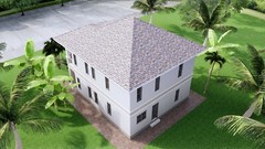 Custom House Plan 9×11 Meter 26×36 Feet 5 Beds 3 Baths Hip Roof (A4 Hard Copy)