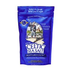 Light Grey Coarse Salt Unrefined Mineral Trace Minerals 0.5 lb Resealable Bag
