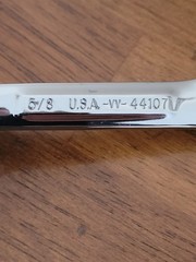 Craftsman VV STUBBY Short SAE 12-Point Combination Wrench Set of 5 Made in USA