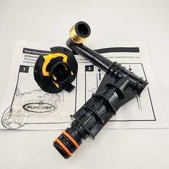 NEW OEM SUNCAST Hose Reel Out Tube (Brass) + In Tube Retainer Clip (Brass)