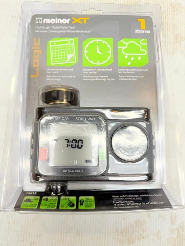 NEW Melnor XT 1 Zone Hydrologic Digital Water Timer (MODEL 73015) FREE SHIPPING