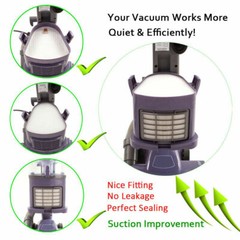 HEPA Filter & Foam Filter Sets For Shark Navigator Lift-away NV350 NV351 NV355