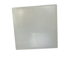 Freckled 4.25 in Ceramic Tile Specs Dots Subway Square Vintage Off White Matte