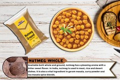Rani Nutmeg (Jaiphul) Ground Powder Spice, 3.5oz (100g)