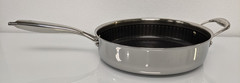 Hell’s Kitchen Hybrid Tri-Clad 4 Qt Sauté Pan w/ Lid | Nonstick PFAS-Free Used