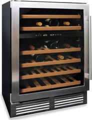 ​​​​​​​Maxximum 46-Bottle Stainless Steel Dual Zone Wine Cooler