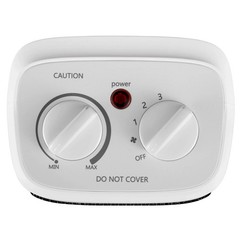 Mainstays 1500W Ceramic Fan-Forced Electric Space Heater White Open Box (4 PACK)