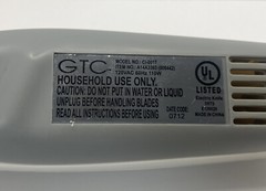 GTC Electric Carving Knife 110W 60Hz 120 Volts
