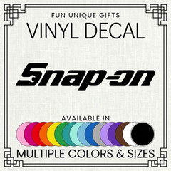 Snap On Vinyl Decal Sticker -Multiple Colors & Sizes- SHIPS FREE!