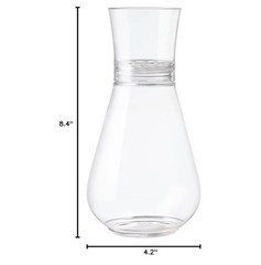 NEW TOSSWARE POP 28oz Aerating Plastic Decanters Unbreakable & Recyclable (72)