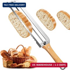 Adjustable Bread Slicer for Homemade Bread – Upgrade Manual Sourdough Bread Knif