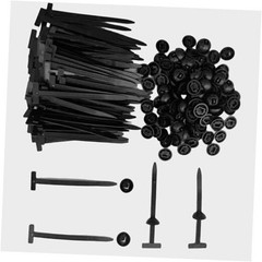 100 Pcs Nylon Universal Cable Tie Buckle – Heavy Duty Sided Snap Fit Zip Ties