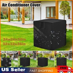 Waterproof Air Conditioner Cover Heavy Duty Central AC Outdoor Protector Square