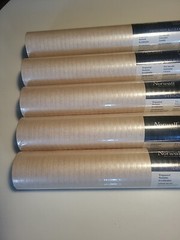 Norwall Wallpaper Roll 5 Count Retro Pattern Vinyl SEALED Creamy Pearl NICE
