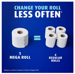 Charmin Ultra Soft Toilet Paper, 12 Mega Rolls, 2-Ply Bath Tissue