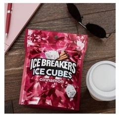 Ice Breakers Ice Cubes Cinnamon Sugar Free Chewing Gum,8.11 oz,100 Pieces.
